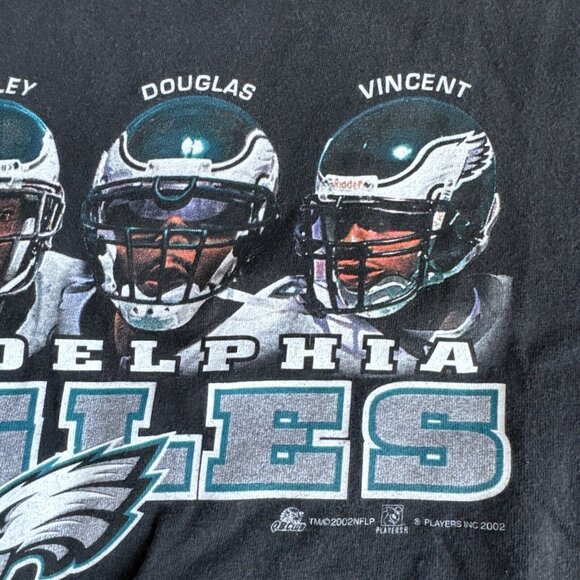 VINTAGE McNabb Vincent Staley Douglas Philadelphia Eagles 2002 Mens‎ Shirt Sz L - Picture 4 of 9